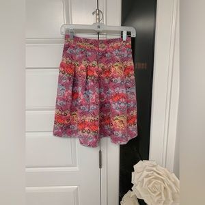 Bebe floral skirt size 2